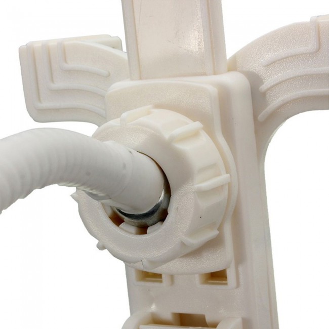 Tablet Holder 360° Rotating Lazy Bracket with Desk Mount-White