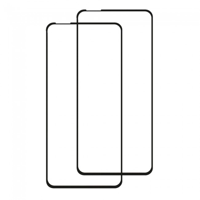 3D Tempered Glass Screen Protector for OnePlus 9 2Pack - Black Edge