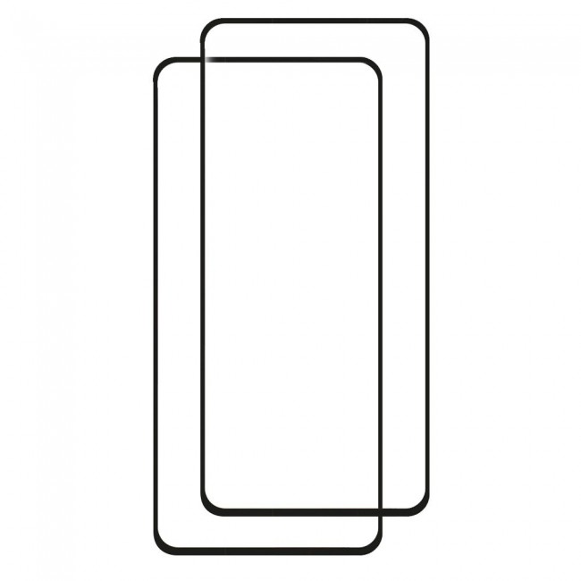 3D Tempered Glass Screen Protector for OnePlus 9RT 2Pack - Black Edge