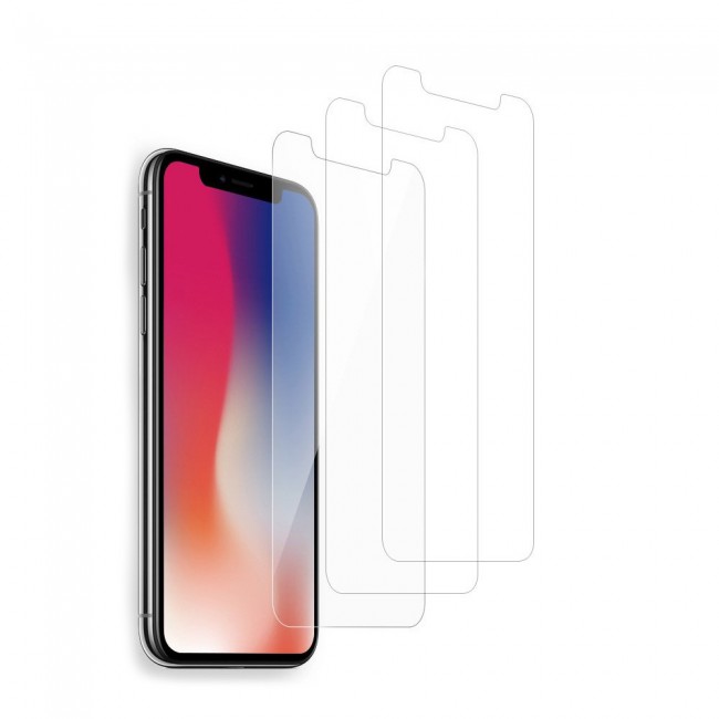 3Pack Apple iPhone X and XS Tempered Glass Screen Protector Ultimate by Margoun - Clear