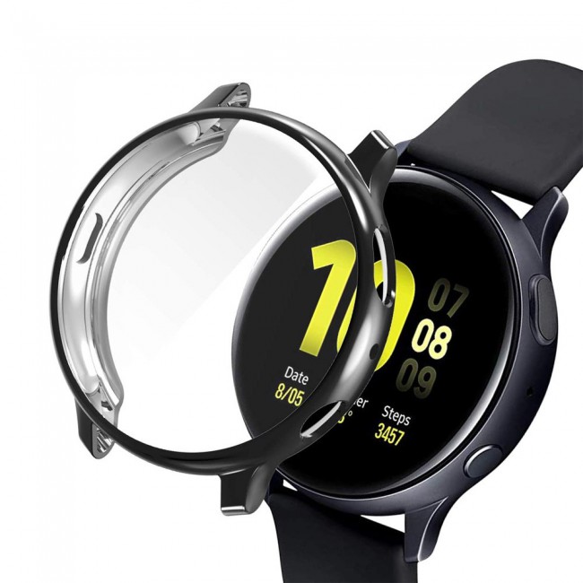 3Pack Margoun Case for Samsung Galaxy Watch Active 2 44mm - Gold Black Silver