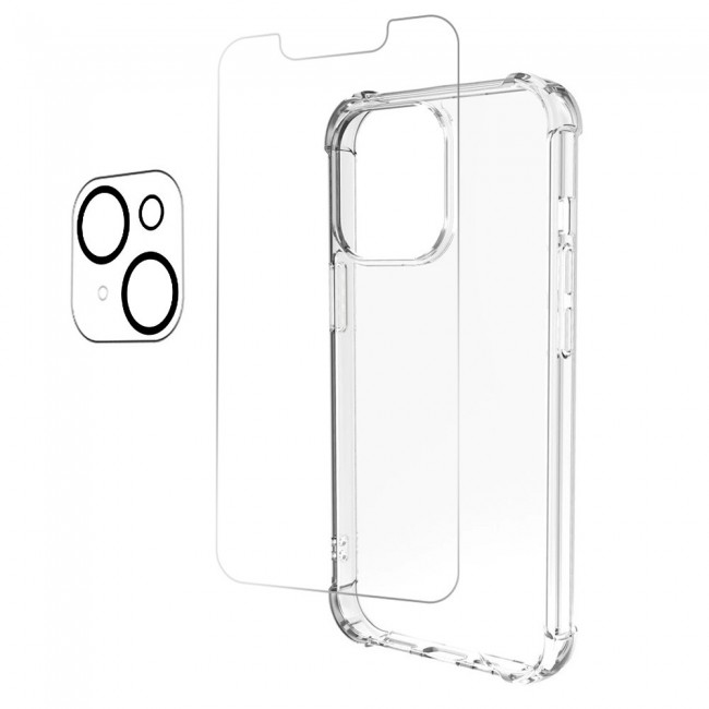 3Pack iPhone 13 Lens Protector and Gorilla Case Cover and Screen Protector by Margoun