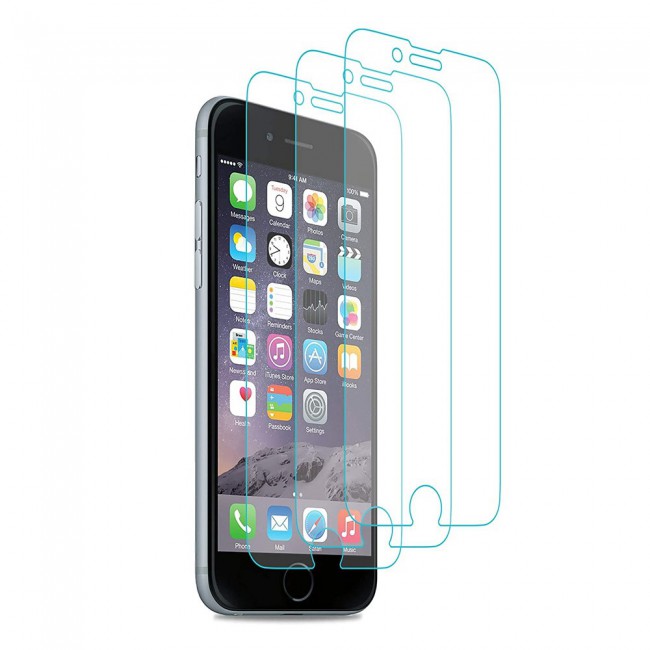 3Pack Apple iPhone 6 and 6s Tempered Glass Screen Protector Ultimate by Margoun - Clear