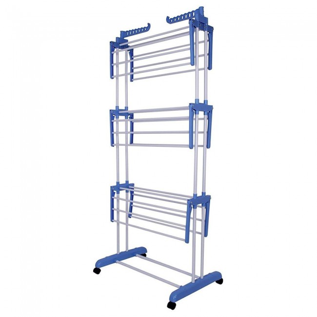 Margoun 3-Layer Stainless Steel Folding Hanger and Dryer Stand Capacity 40Kg