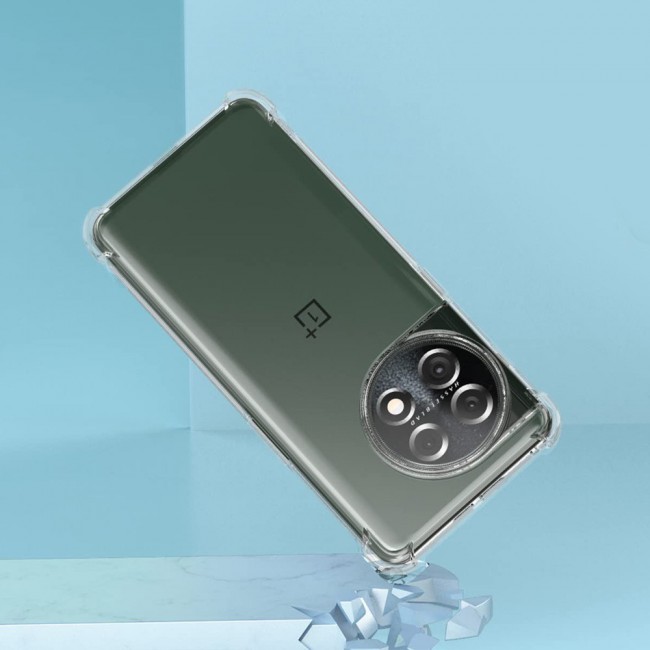 MARGOUN OnePlus 11 Case Clear Cover Slim Shockproof Reinforced Corner Protection Bumper Anti-Fall Transparent Soft TPU Case 6.7 inch Clear