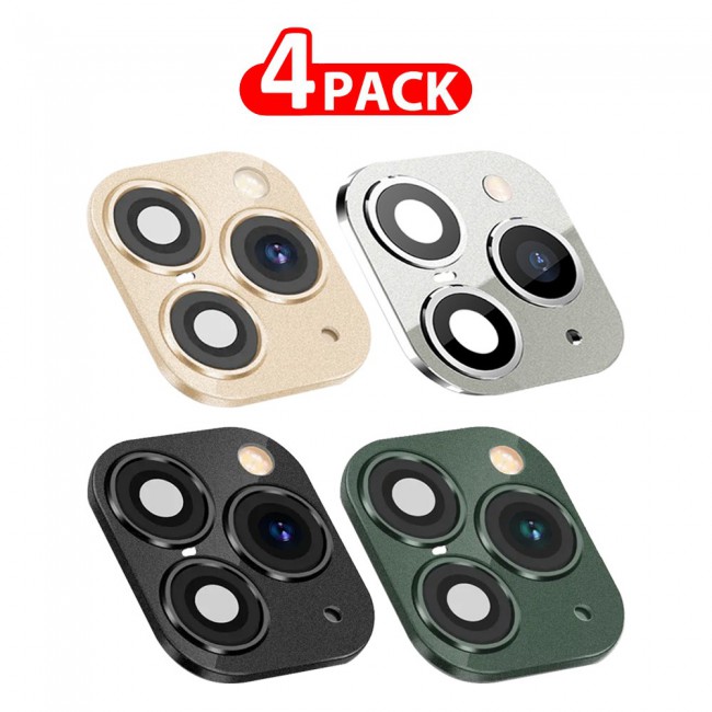 MARGOUN 4 Pack For iPhone X XS Duplicate Camera Lens Camera Upgrade Protective Lens Change iPhone X XS to 11 Pro 11 Pro Max Multicolour