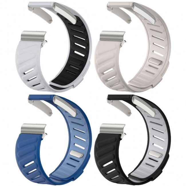 MARGOUN Silicone Sports Band Strap Compatible with Whoop 5.0 /MG,One, Peak &amp; Life Devices, ECG Compatiblity, for Men Women, Breathable Adjustable Waterproof Replacement Wristband - 4 Pack C