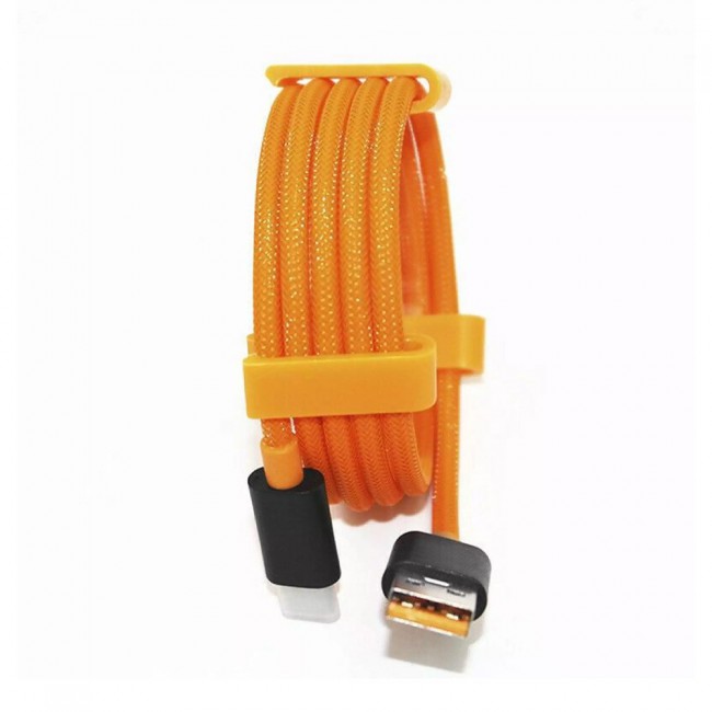 3 Pack Of OnePlus Fast Charge Type-C USB Cable Orange