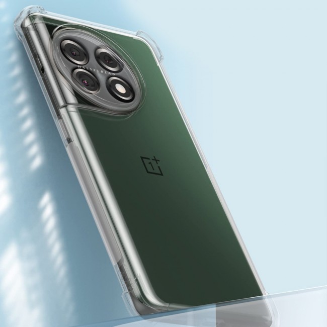 MARGOUN OnePlus 11 Case Clear Cover Slim Shockproof Reinforced Corner Protection Bumper Anti-Fall Transparent Soft TPU Case 6.7 inch Clear