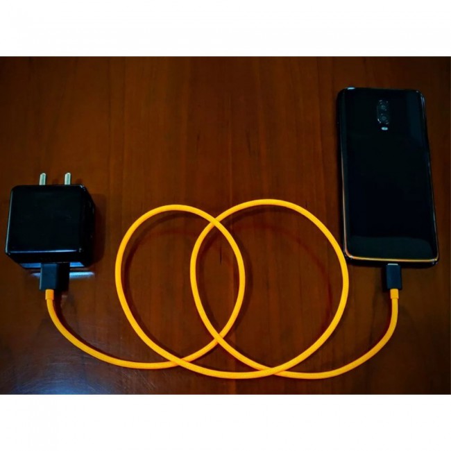 3 Pack Of OnePlus Fast Charge Type-C USB Cable Orange