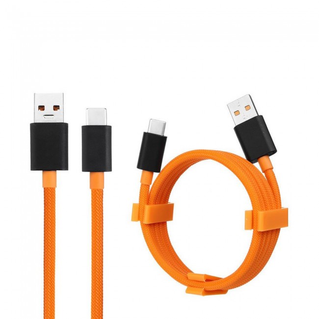 3 Pack Of OnePlus Fast Charge Type-C USB Cable Orange