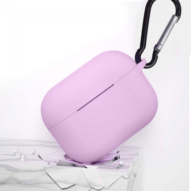 Airpods Pro Hang Silicone Case Cover - Purple