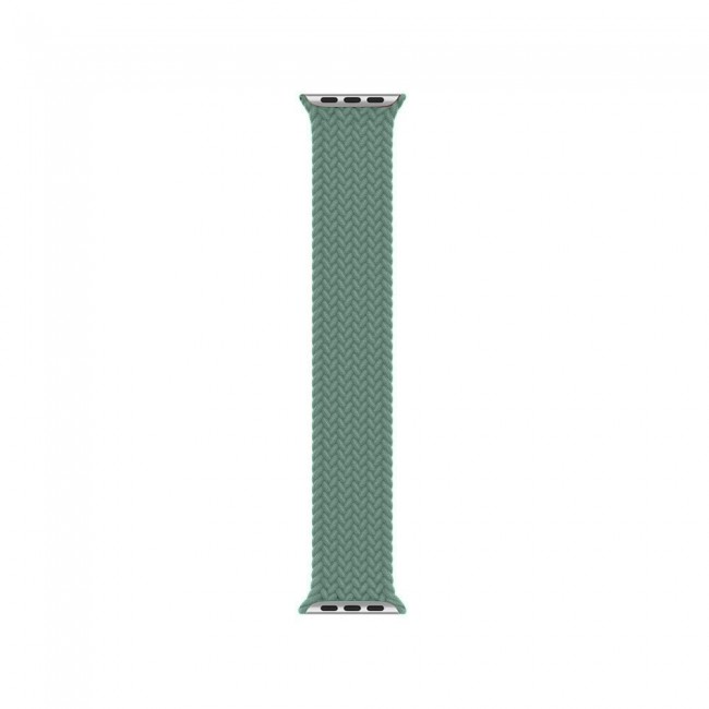 Apple Watch 38-40-41mm Yarn Braided Solo Loop Band Size S Henlein Series by Margoun - Green