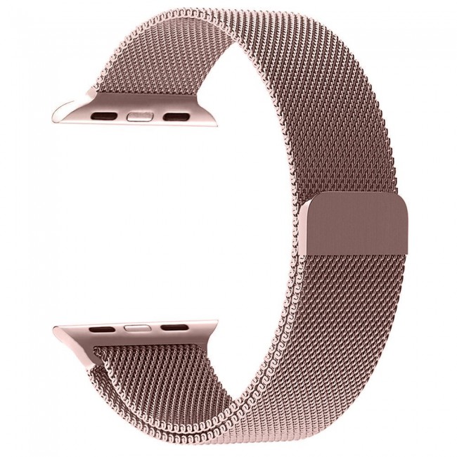 Apple Watch Band 38-40-41mm Milanese Loop Strap Henlein Series by Margoun - Rose Gold