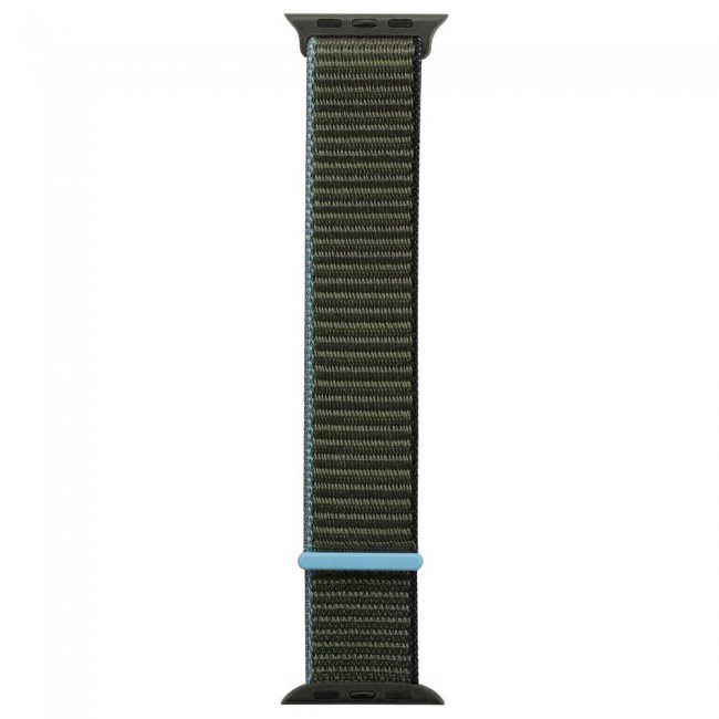 Apple Watch Band 38-40-41mm Nylon Sport Loop Strap Henlein Series by Margoun - Dark Olive Green