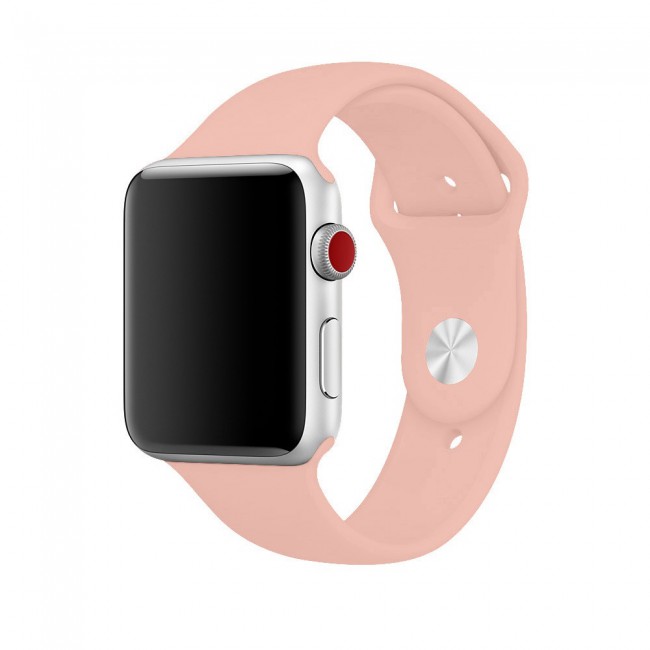 Apple Watch Band 38-40-41mm Soft Silicone Sport Strap Henlein Series by Margoun - Vintage Rose