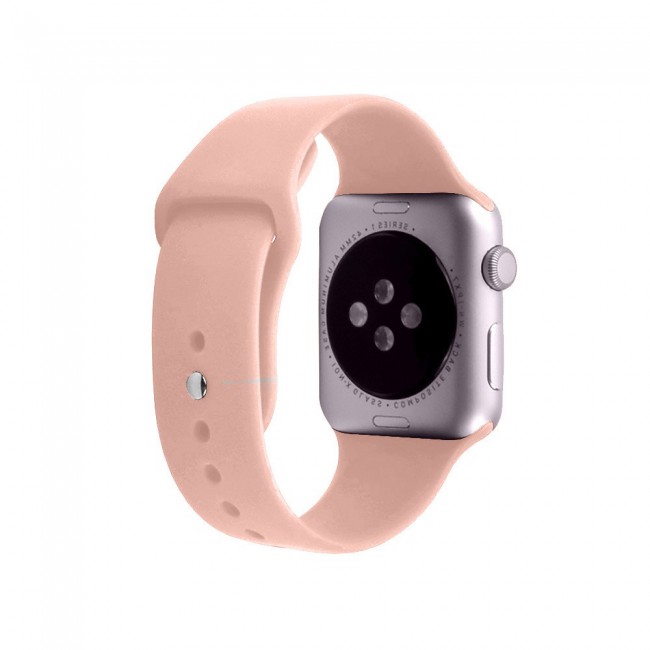 Apple Watch Band 38-40-41mm Soft Silicone Sport Strap Henlein Series by Margoun - Vintage Rose