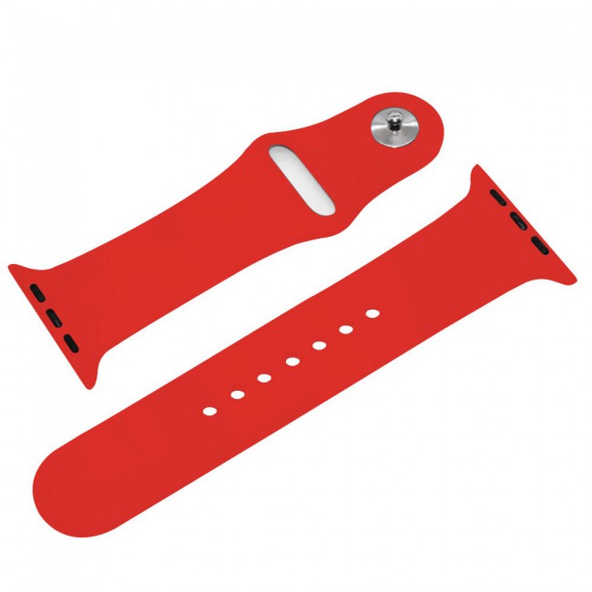 Apple Watch Band 38-40-41mm Soft Silicone Sport Strap Henlein Series by Margoun - Red