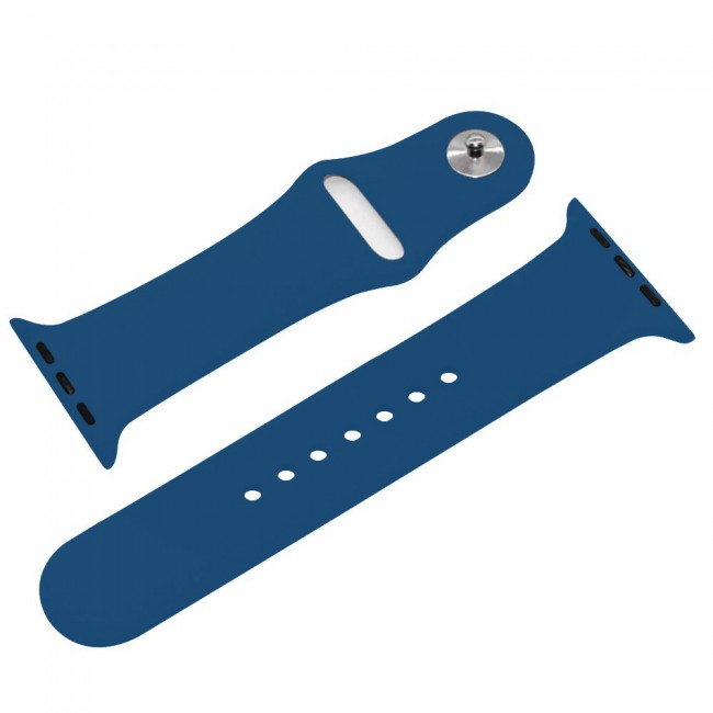 Apple Watch Band 38-40-41mm Strap Soft Silicone Sport Band Henlein Series by Margoun - Blue Horizon