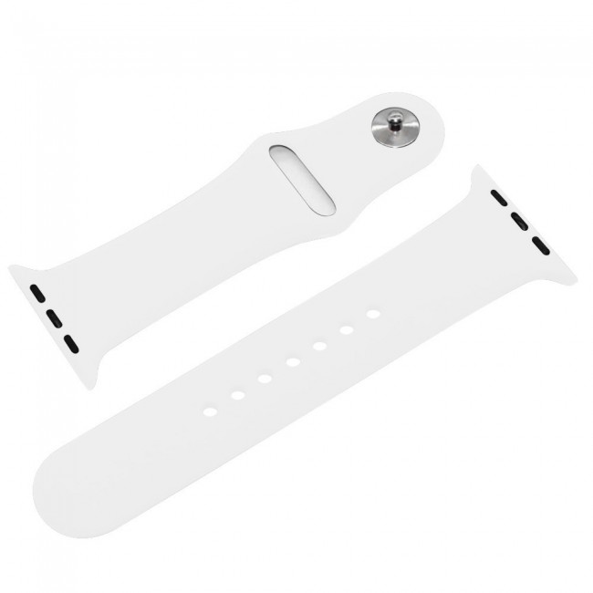 Apple Watch Band 38-40-41mm Soft Silicone Sport Strap Henlein Series by Margoun - Soft White