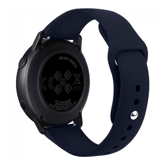 Apple Watch Band 42-44-45mm Strap Soft Silicone Sport Band Henlein Series by Margoun - Midnight Blue