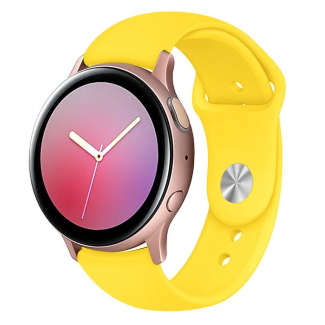 Apple Watch Band 42-44-45mm Strap Soft Silicone Sport Band Henlein Series by Margoun - Yellow