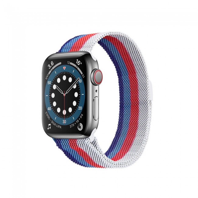 Apple Watch Band 42-44-45mm Milanese Loop Strap Henlein Series by Margoun - Multi05