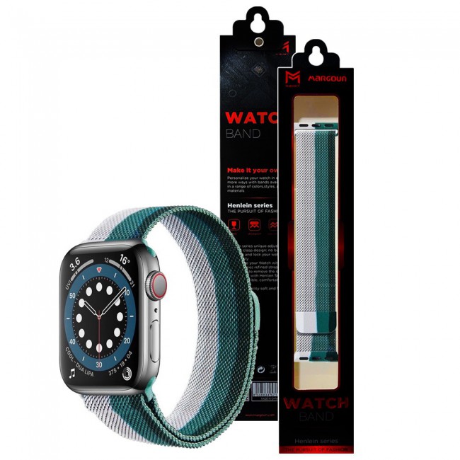 Apple Watch Band 42-44-45mm Milanese Loop Strap Henlein Series by Margoun - Multi01
