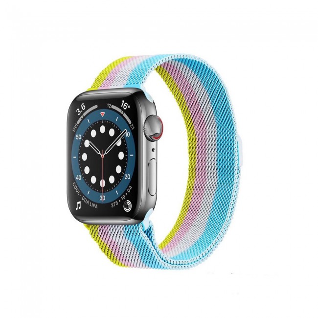 Apple Watch Band 42-44-45mm Milanese Loop Strap Henlein Series by Margoun - Multi02