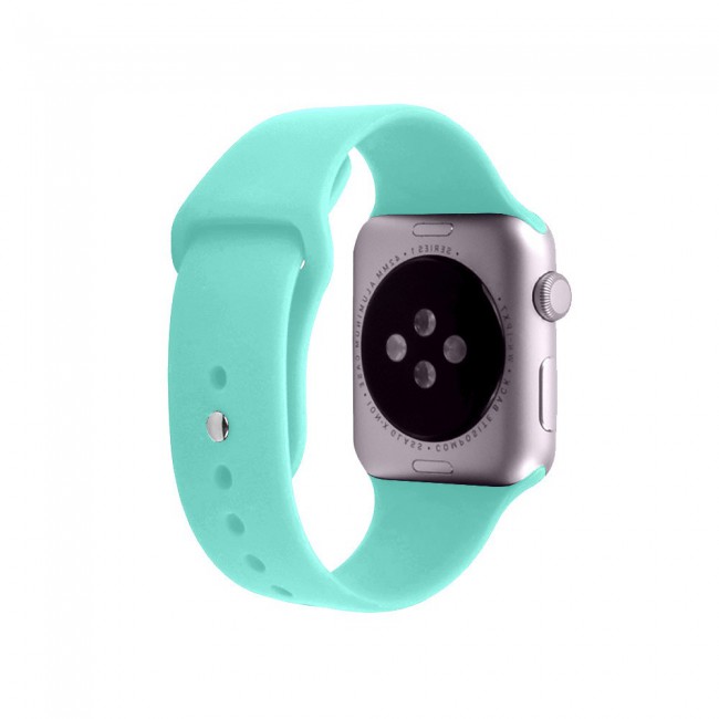 Apple Watch Band 42-44-45mm Strap Soft Silicone Sport Band Henlein Series by Margoun - Green Grass
