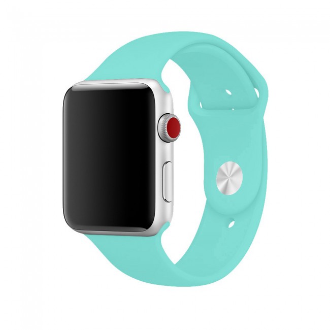 Apple Watch Band 42-44-45mm Strap Soft Silicone Sport Band Henlein Series by Margoun - Green Grass