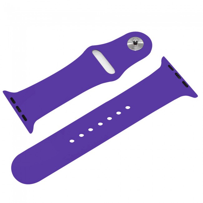Apple Watch Band 42-44-45mm Strap Soft Silicone Sport Band Henlein Series by Margoun - Purple