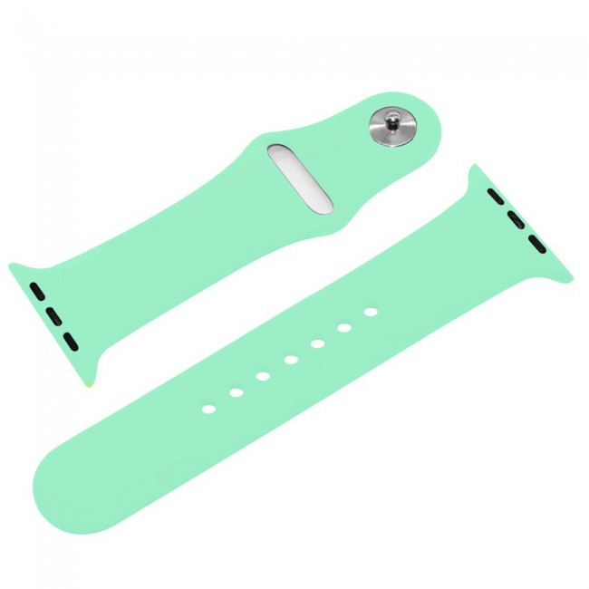Apple Watch Band 42-44-45mm Strap Soft Silicone Sport Band Henlein Series by Margoun - Spearmint