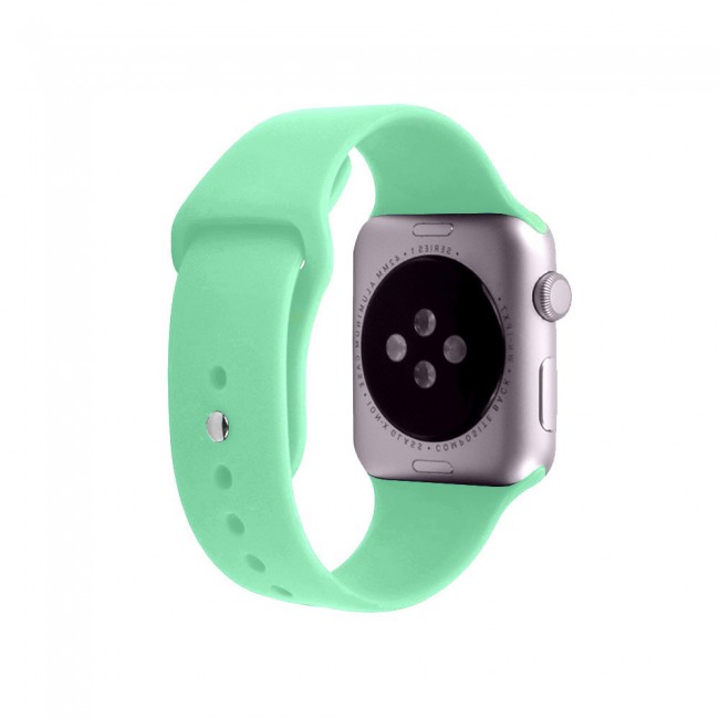 Apple Watch Band 42-44-45mm Strap Soft Silicone Sport Band Henlein Series by Margoun - Spearmint