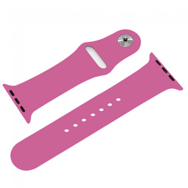 Apple Watch Band 42-44-45mm Strap Soft Silicone Sport Band Henlein Series by Margoun - Dragon Fruit
