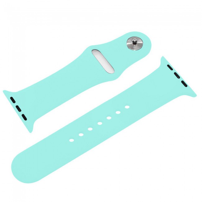 Apple Watch Band 42-44-45mm Strap Soft Silicone Sport Band Henlein Series by Margoun - Marine Green