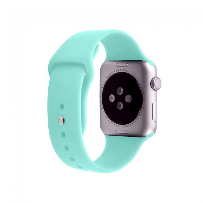 Apple Watch Band 42-44-45mm Strap Soft Silicone Sport Band Henlein Series by Margoun - Marine Green