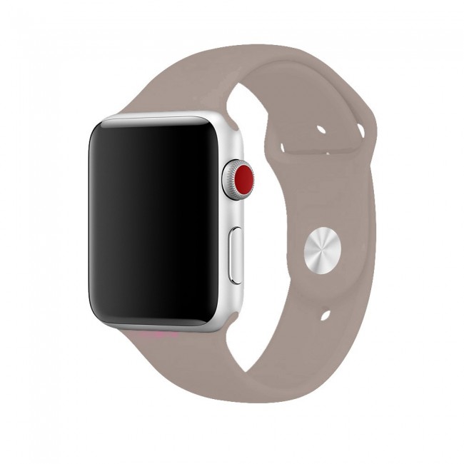 Apple Watch Band 42-44-45mm Strap Soft Silicone Sport Band Henlein Series by Margoun - Pebble