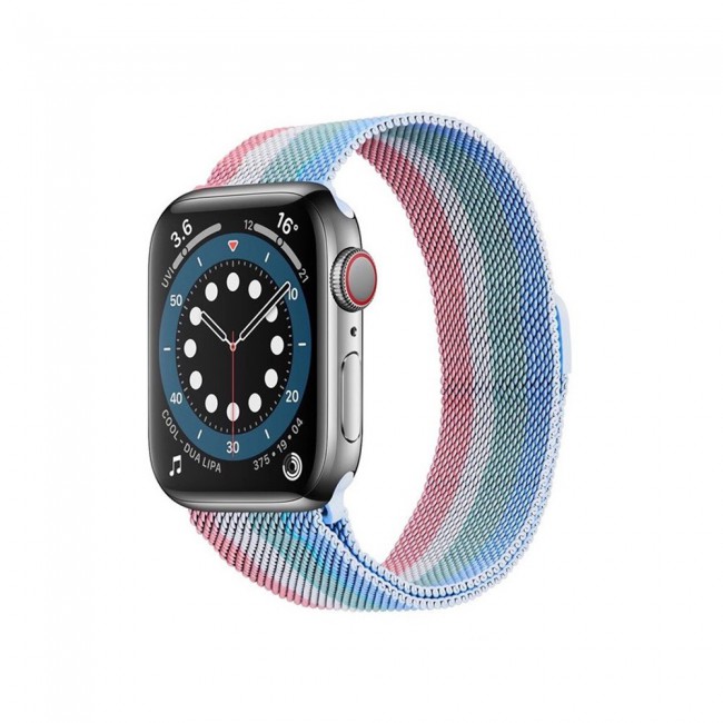 Apple Watch Band 42-44-45mm Milanese Loop Strap Henlein Series by Margoun - Multi04