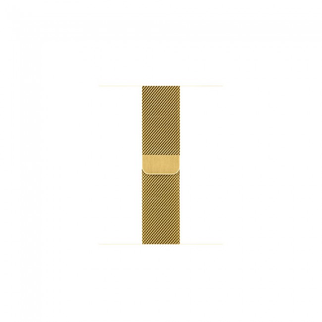 Apple Watch Band 42-44-45mm Milanese Loop Strap Henlein Series by Margoun - Metallic Gold