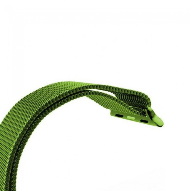 Apple Watch Band 42-44-45mm Milanese Loop Strap Henlein Series by Margoun - Green