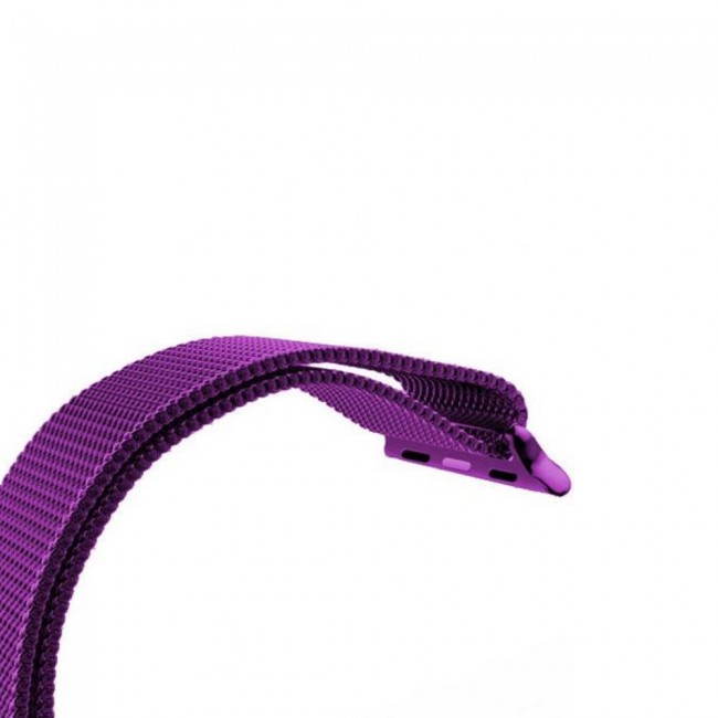 Apple Watch Band 42-44-45mm Milanese Loop Strap Henlein Series by Margoun - Purple