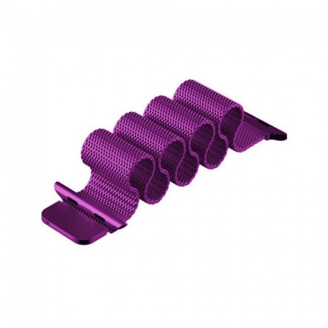 Apple Watch Band 42-44-45mm Milanese Loop Strap Henlein Series by Margoun - Purple