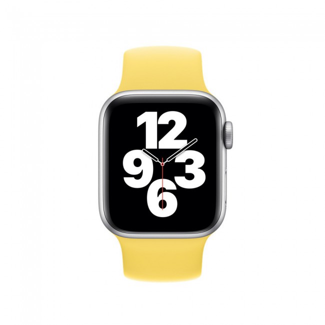 Apple Watch 42-44-45mm Size M Elastic Silicone Solo Loop Band Henlein Series by Margoun - Yellow