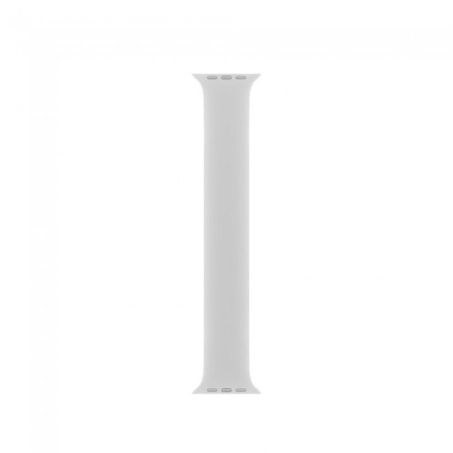 Apple Watch Band 38-40-41mm Size M Elastic Silicone Solo Loop Strap Henlein Series by Margoun - White