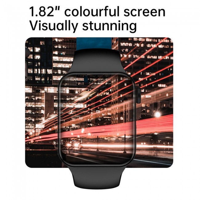 Margoun Fitness Smart Watch Series 7 44mm - Black
