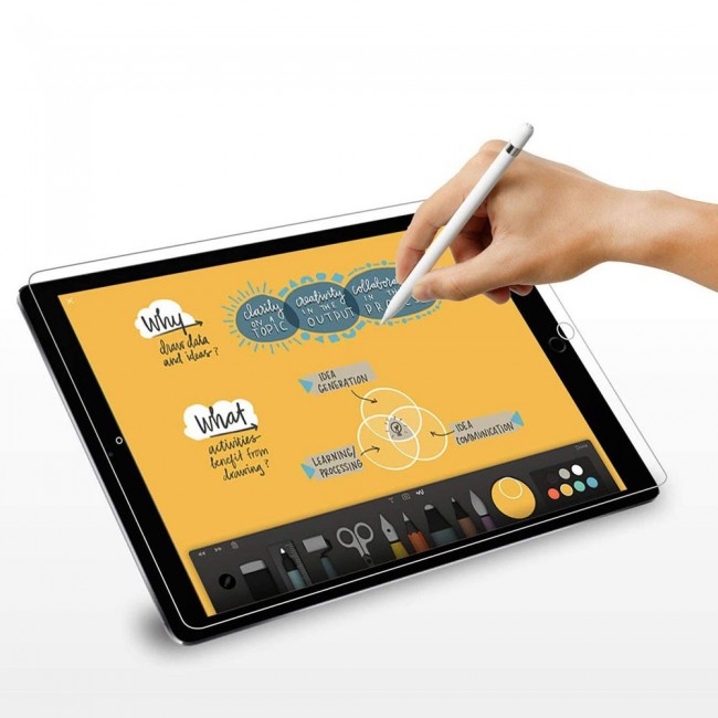Apple iPad 7 and iPad 8 Generation 10.2-inch Tempered Screen Protector - Clear