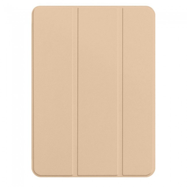 Apple iPad Air 3 2019 10.5 and iPad Pro 10.5 2017 Trifold Stand Case Smart Leather Folio Cover by Margoun - Gold