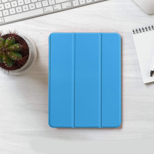 Apple iPad Air 4 2020 10.9-inch Trifold Case Smart Leather Cover by Margoun - Blue