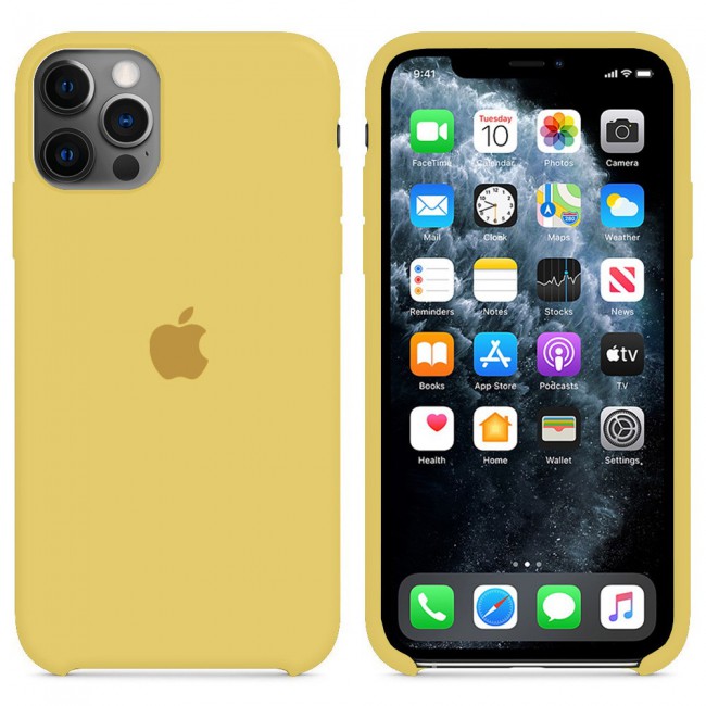 Margoun Silicone Case Cover for Apple iphone 11 Pro Max - Yellow